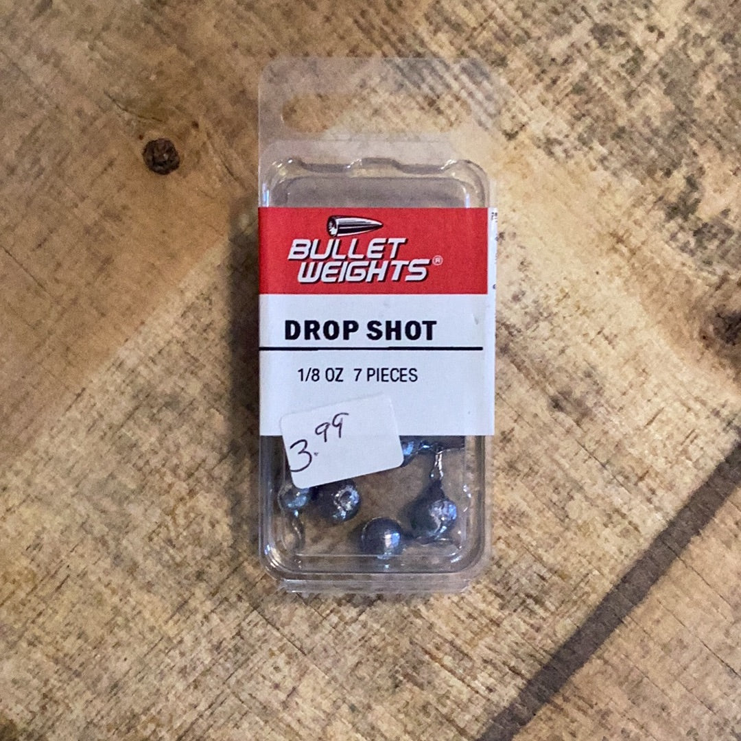 Bullet Weight Drop Shot 1/8oz