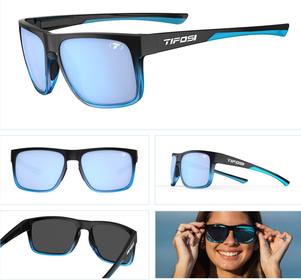 Tifosi swick sunglasses onyx/ blue fade