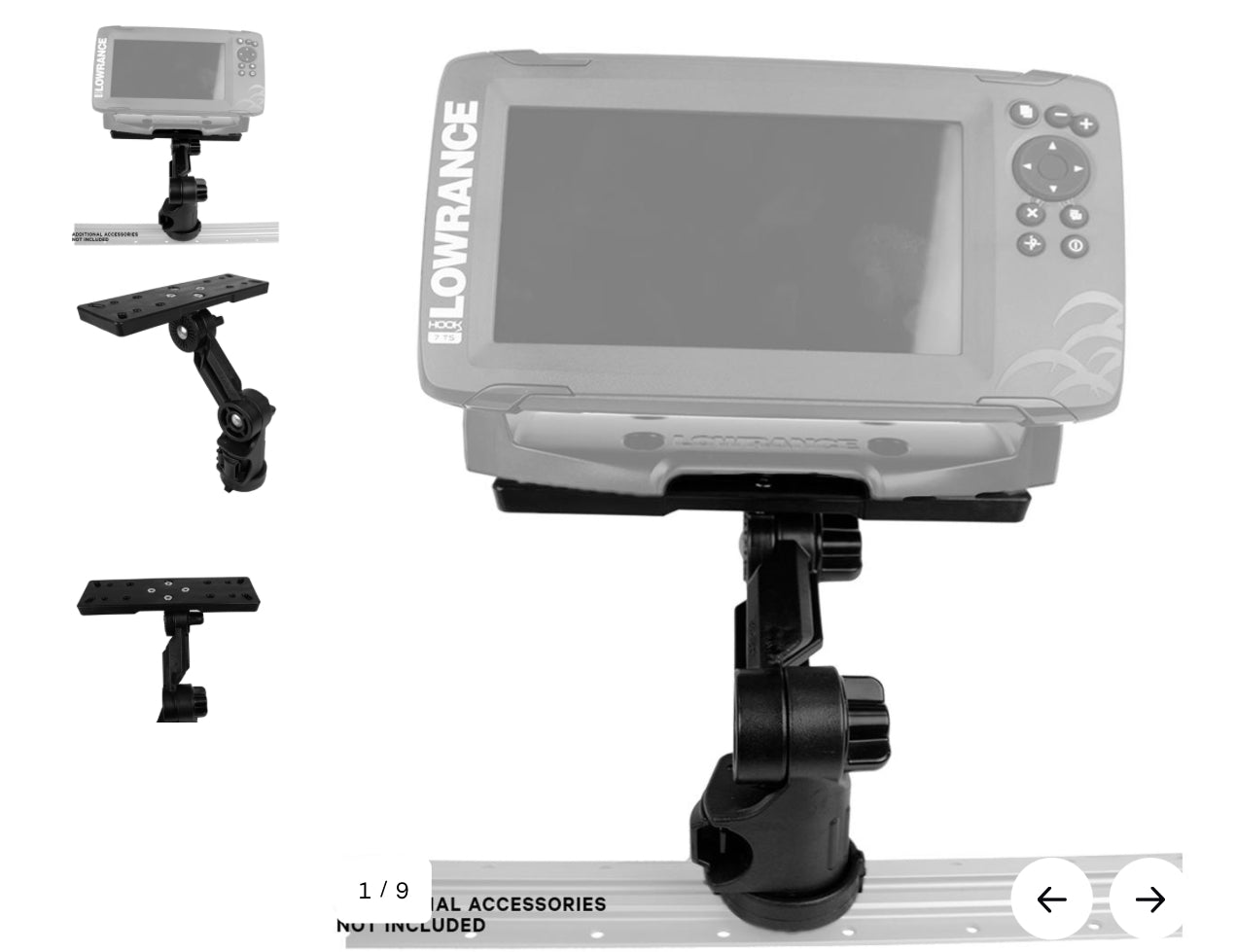 Rectangular Fish Finder Mount