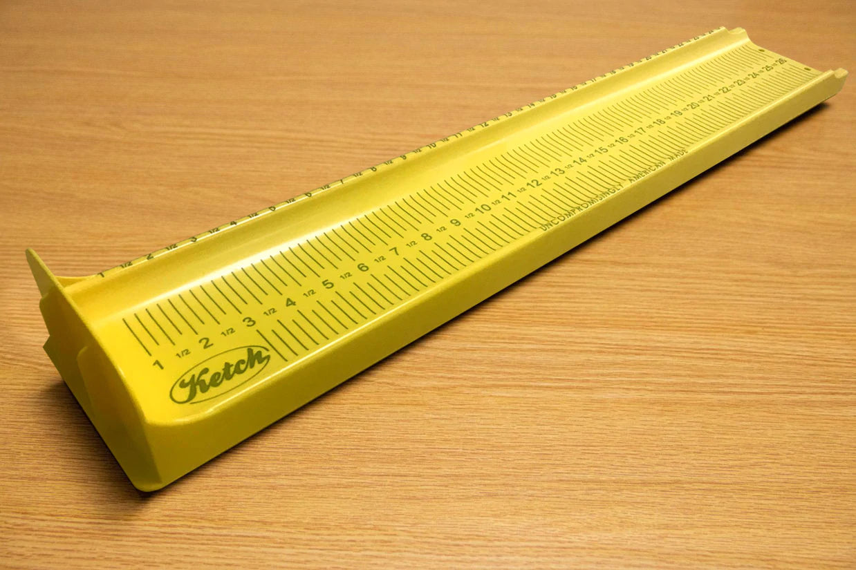 Ketch Yellow Polycarbonate Measuring Board