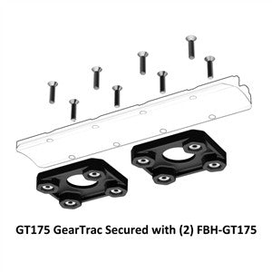 YakAttack - FullBack backing plate, for GT175 GearTrac - PRO Kayak Fishing