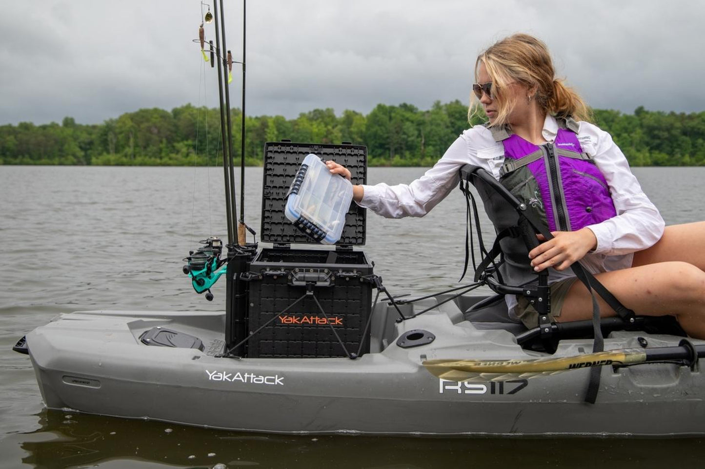 BlackPak Pro Kayak Fishing Crate - 13" x 13"