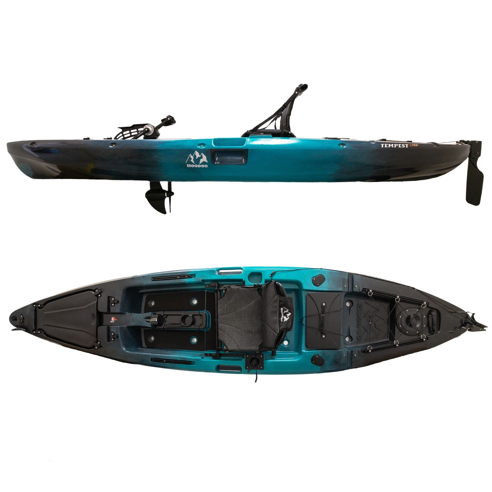 Hoodoo Tempest 120P Pedal Drive Kayak – Central Coast Kayaks / PRO Kayak Fishing