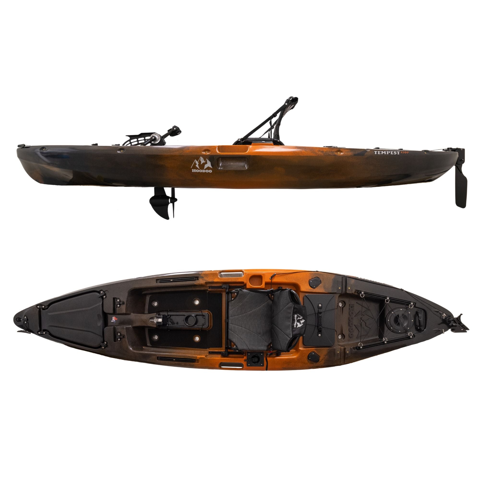 Hoodoo Tempest 120P Pedal Drive Kayak – Central Coast Kayaks / PRO