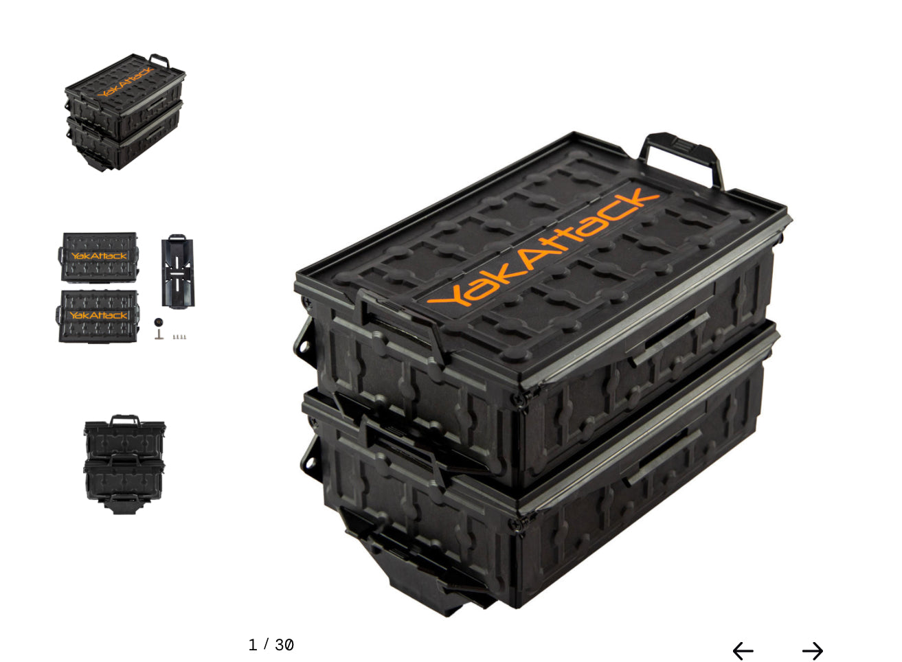 TRACPAK COMBO KIT, TWO BOXES AND QUICK RELEASE BASE