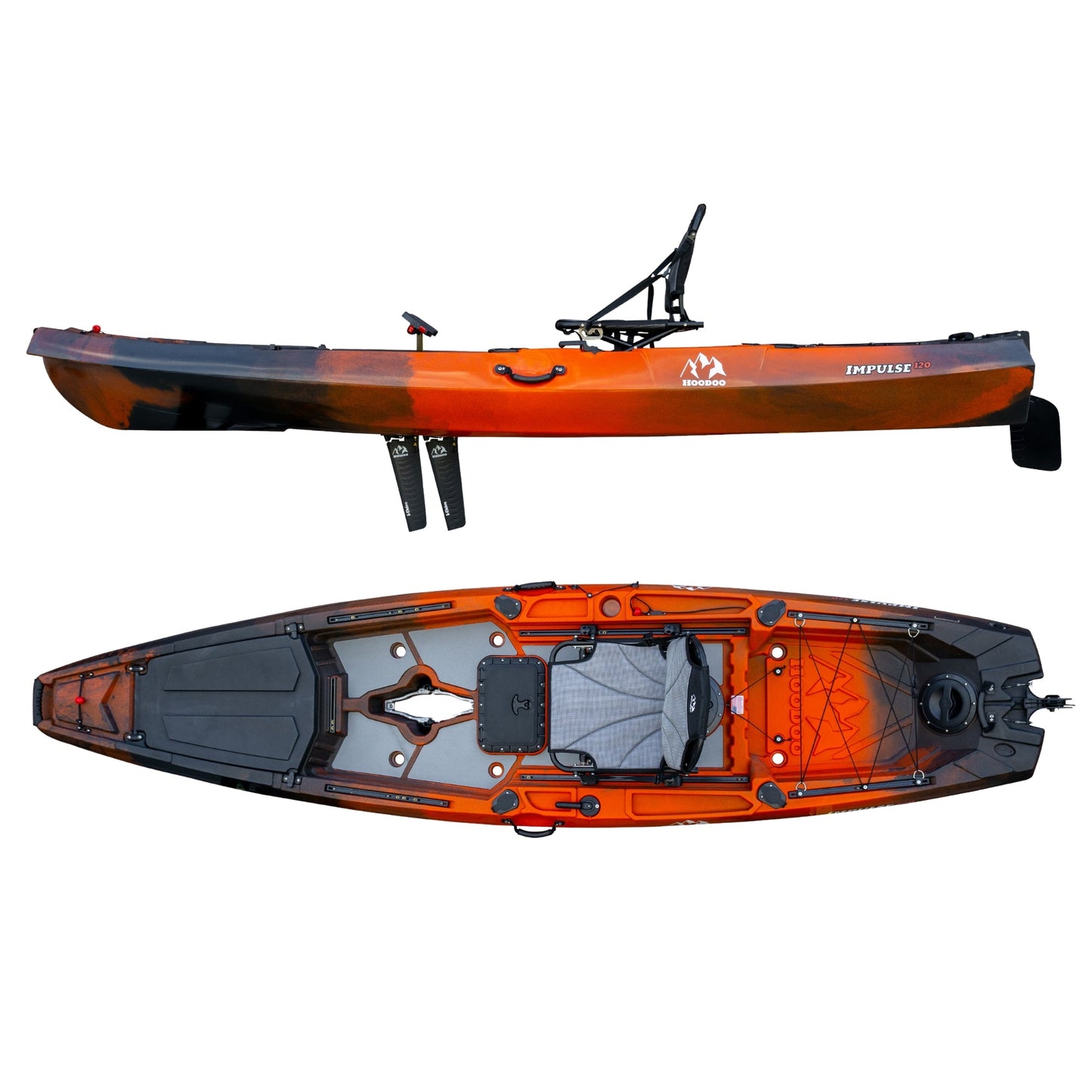 Hoodoo Impulse 120 Fin Drive Kayak