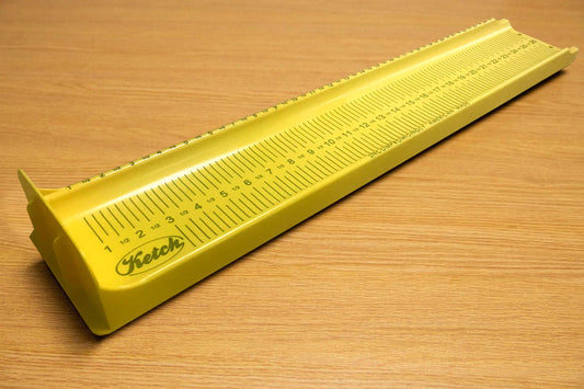 Ketch 26" Yellow Polycarbonate Measuring Board