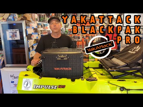 Yakattack BlackPak Pro Kayak Fishing Crate - 13 x 13 – Central